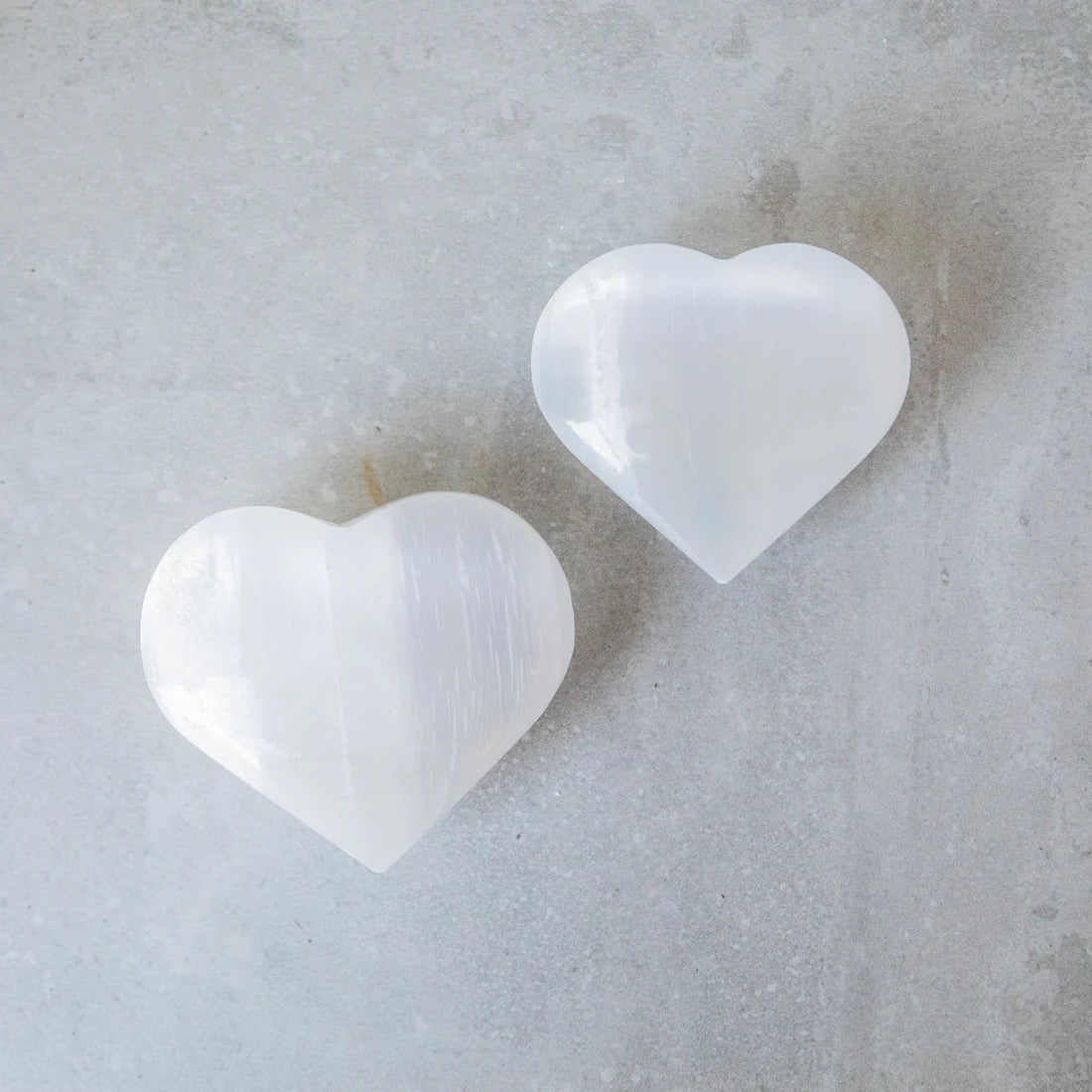 Selenite Crystal Heart