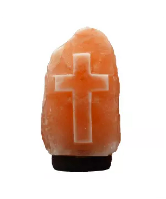 Salt Lamp Cross Shaped