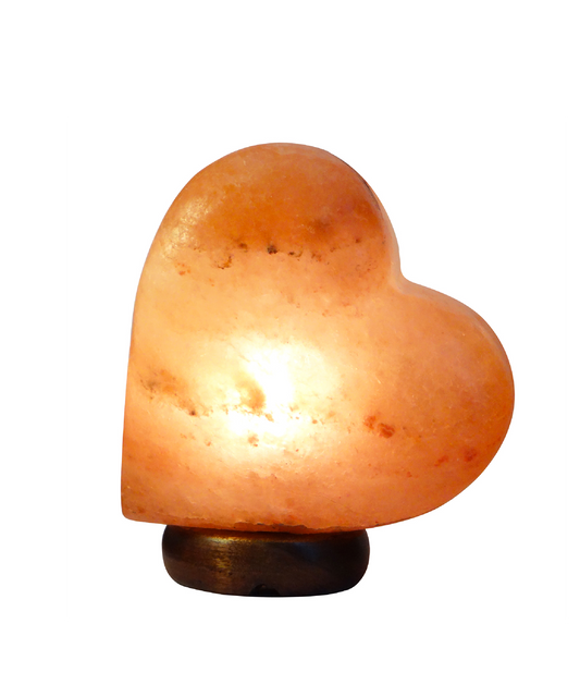 Salt Lamp Heart Shaped